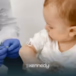 A kid with autism getting vaccine