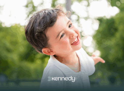 A little boy with autism