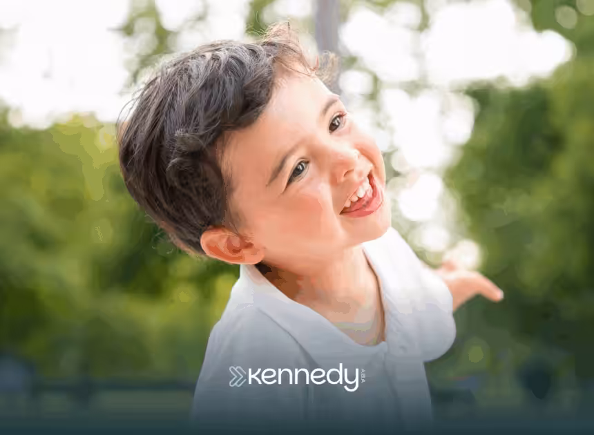 A little boy with autism