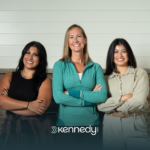 Three ABA therapists posing for a photo